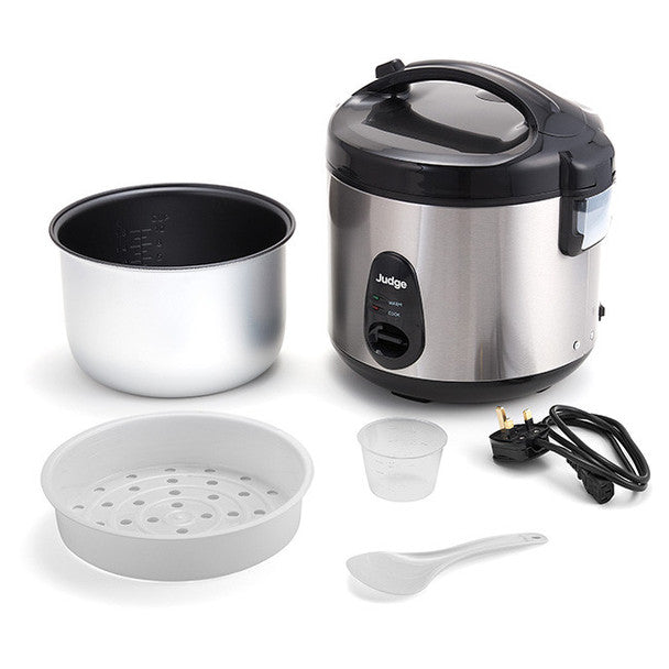 Judge Electricals JEA107 Stainless Steel Rice Cooker, 1.8l