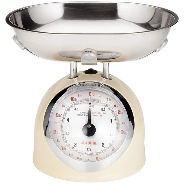 Judge Kitchen 5.0kg Traditional Scale - Cream | TC345