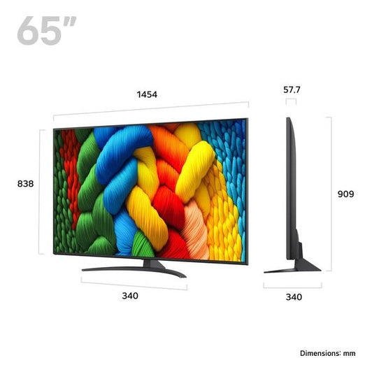 LG Nano81 65" 4K UHD NanoCell Smart TV | 65NANO81A6A.AEK LG TV Ben Sweeney Electrical Euronics