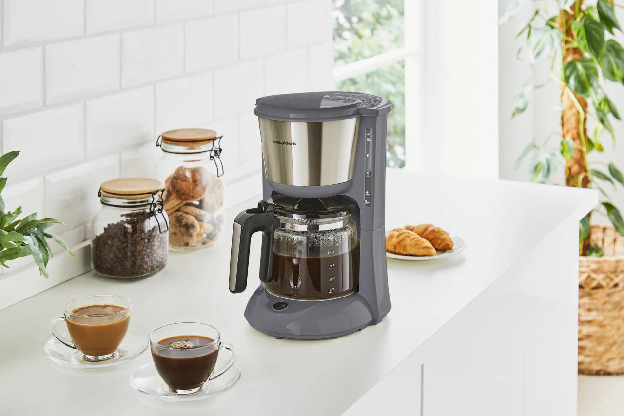 Morphy Richards Equip Filter Coffee Machine - Grey | 162505