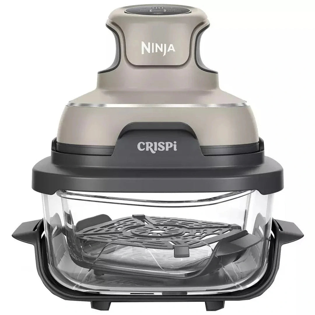 Ninja Crispi™ 4-in-1 Portable Glass Air Fryer Cooking System - Stone | FN101UKST Ninja Grill Ben Sweeney Electrical Euronics