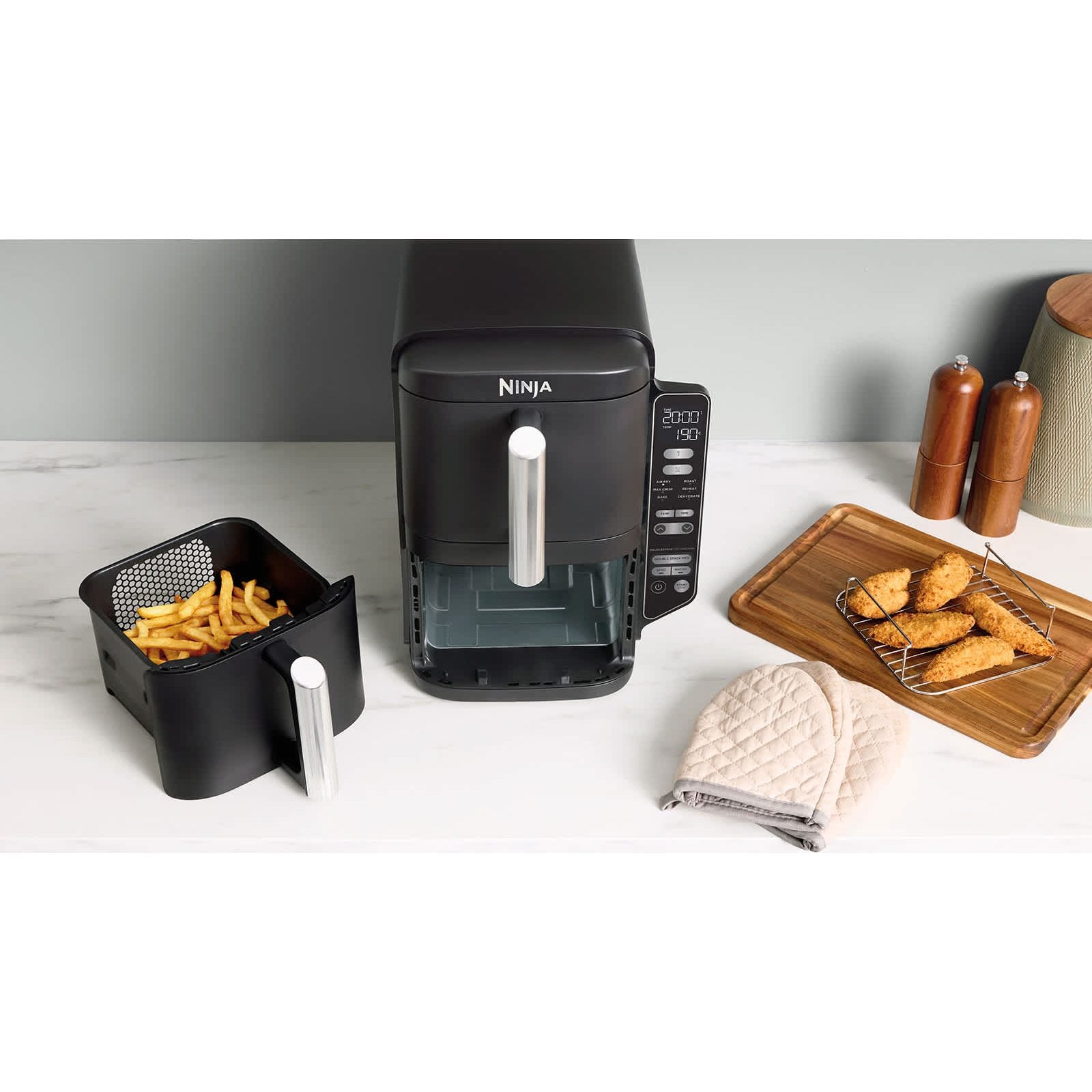 Ninja Double Stack 2-Drawer Air Fryer 7.6L – SL300UK Ninja Ben Sweeney Electrical Euronics