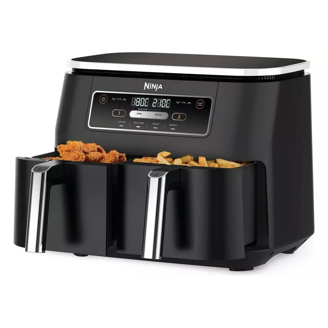 Ninja Foodi 4-in-1 Dual Zone Air Fryer 7.6L | AF200UK Ninja Air Fryer Ben Sweeney Electrical Euronics
