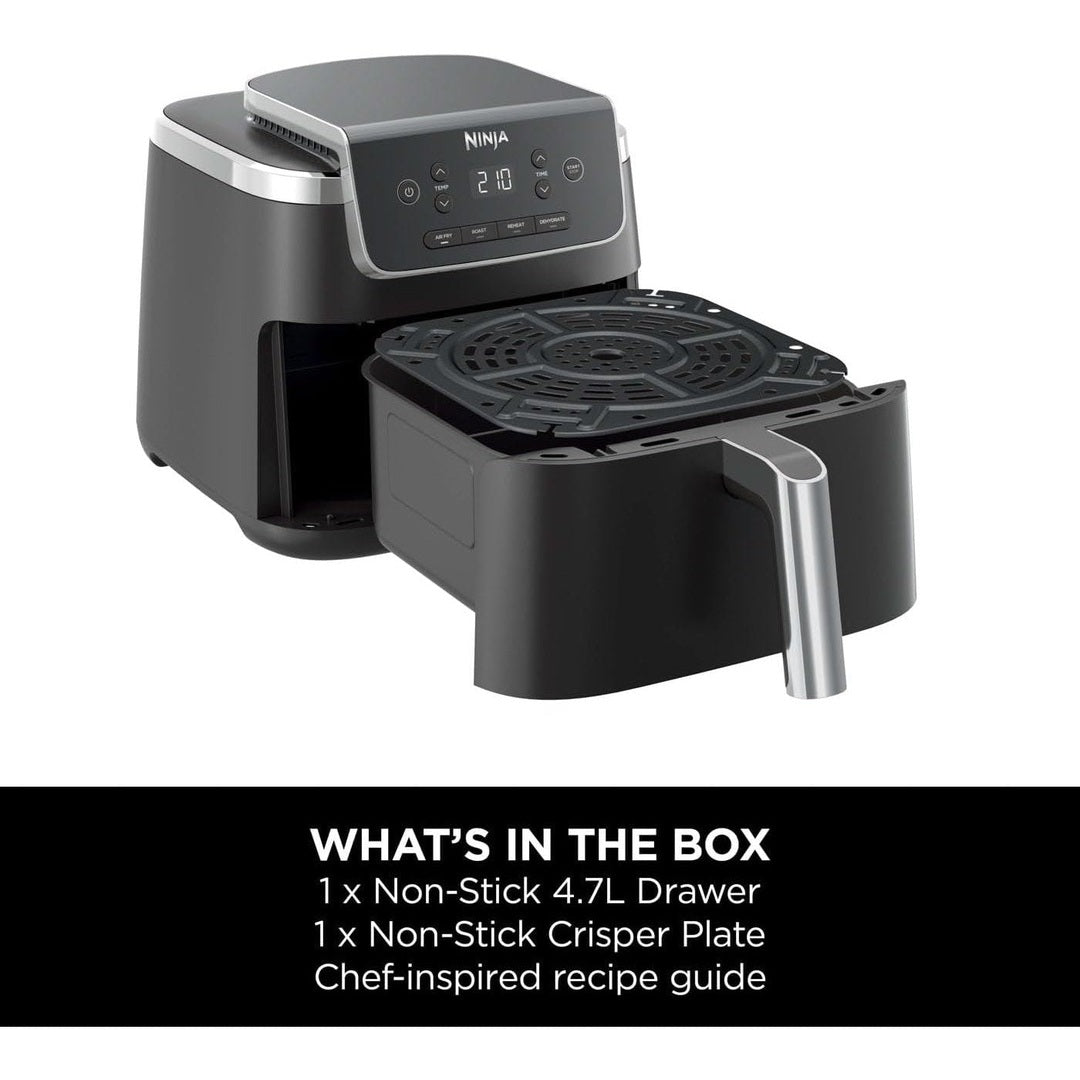 Ninja Pro 4.7L Air Fryer - Black | AF140UK Ninja Ben Sweeney Electrical Euronics