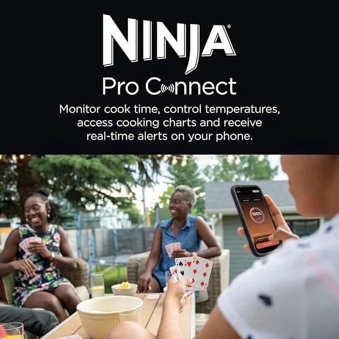 Ninja Woodfire Pro Connect XL Electric BBQ Grill & Smoker | OG901UK.