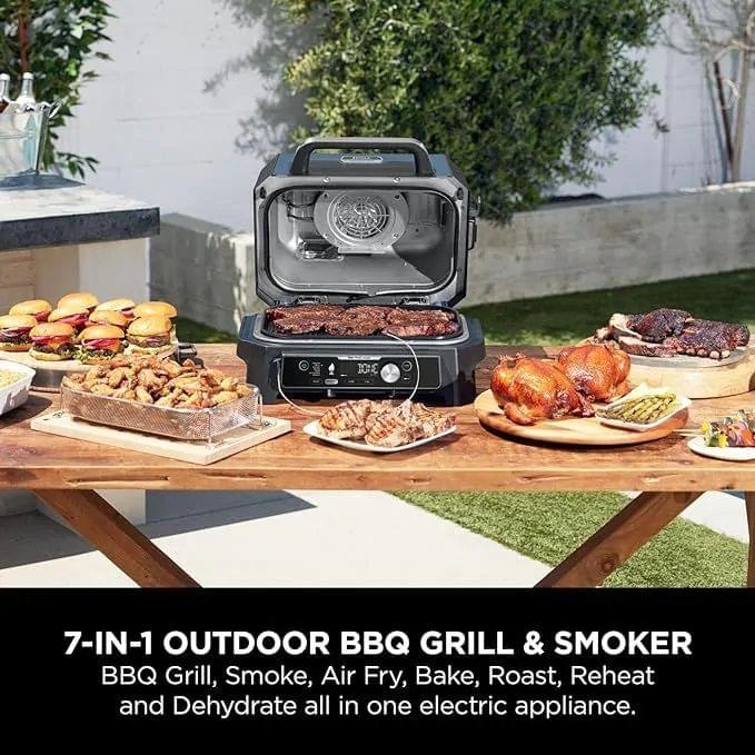 Ninja Woodfire Pro Connect XL Electric BBQ Grill & Smoker | OG901UK.