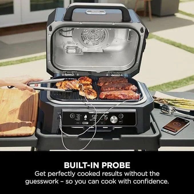 Ninja Woodfire Pro Connect XL Electric BBQ Grill & Smoker | OG901UK.
