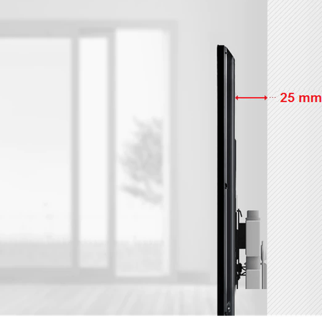 One For All Wall Mount, Ultra Slim, Tilt, Screens 13" To 43", Max Load 40kg One4All Consumer Electronics Ben Sweeney Electrical Euronics