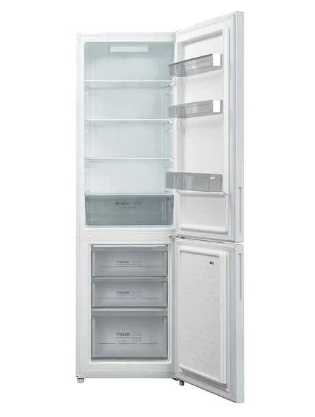 PowerPoint Freestanding 60/40 Fridge Freezer – White, 252L