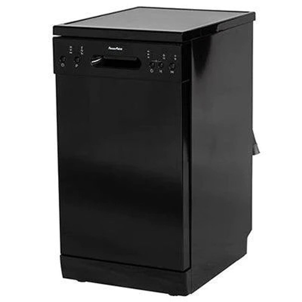 PowerPoint Slimline 45 cm PowerPoint 45 cm Freestanding Slimline Dishwasher – 10-Place, Black