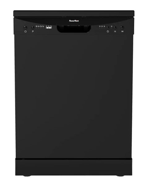PowerPoint 60 cm Freestanding Dishwasher – 12-Place, Black