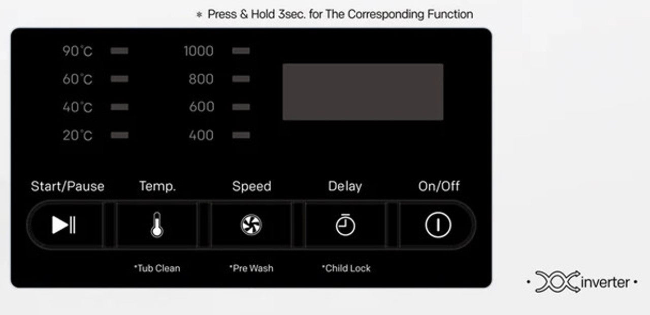 PowerPoint 8 kg Front-Load Washing Machine – 1400 rpm, Inverter Motor
