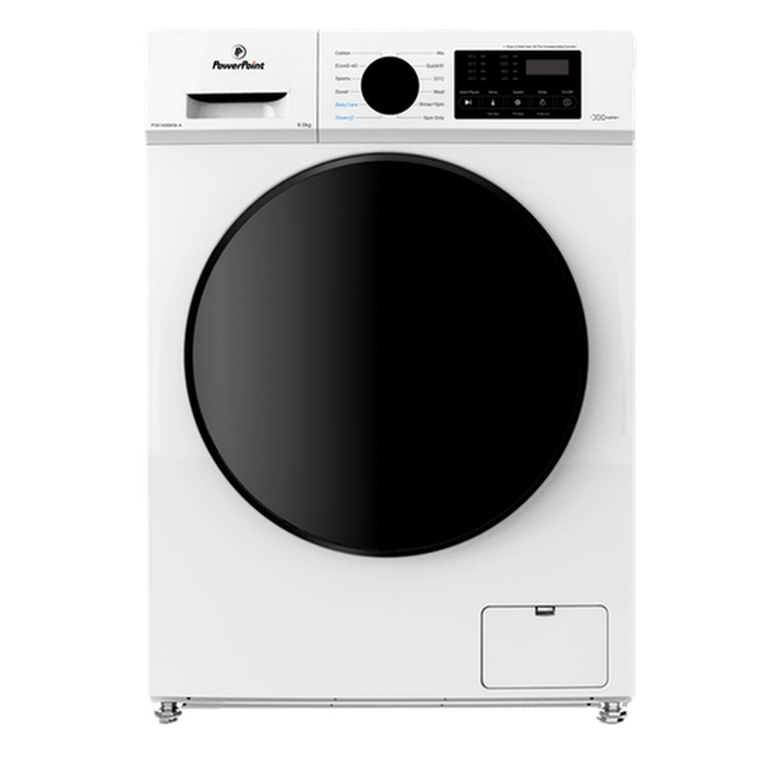 PowerPoint 9kg 1400 RPM Inverter Motor Washing Machine | P35149SKW-A Powerpoint Washing Machine Ben Sweeney Electrical Euronics