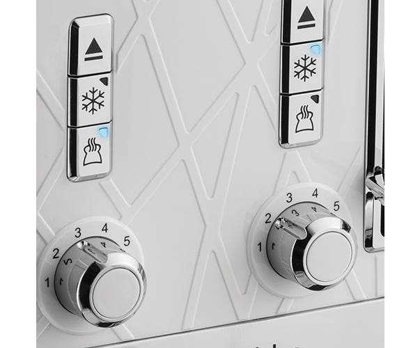 Russell Hobbs Structure White 4 Slice Toaster | 28100