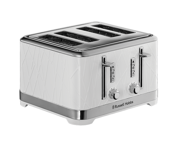 Russell Hobbs Structure White 4 Slice Toaster | 28100