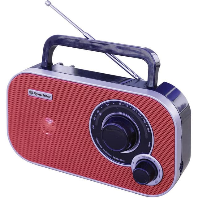 Roadstar Portable FM Radio | Red | TRA-2235-RD