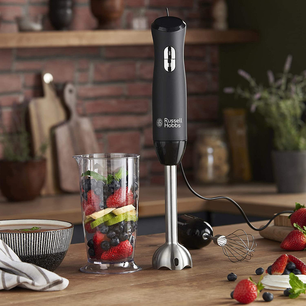 Desire Matte Black 3 in 1 Hand Blender - 24702
