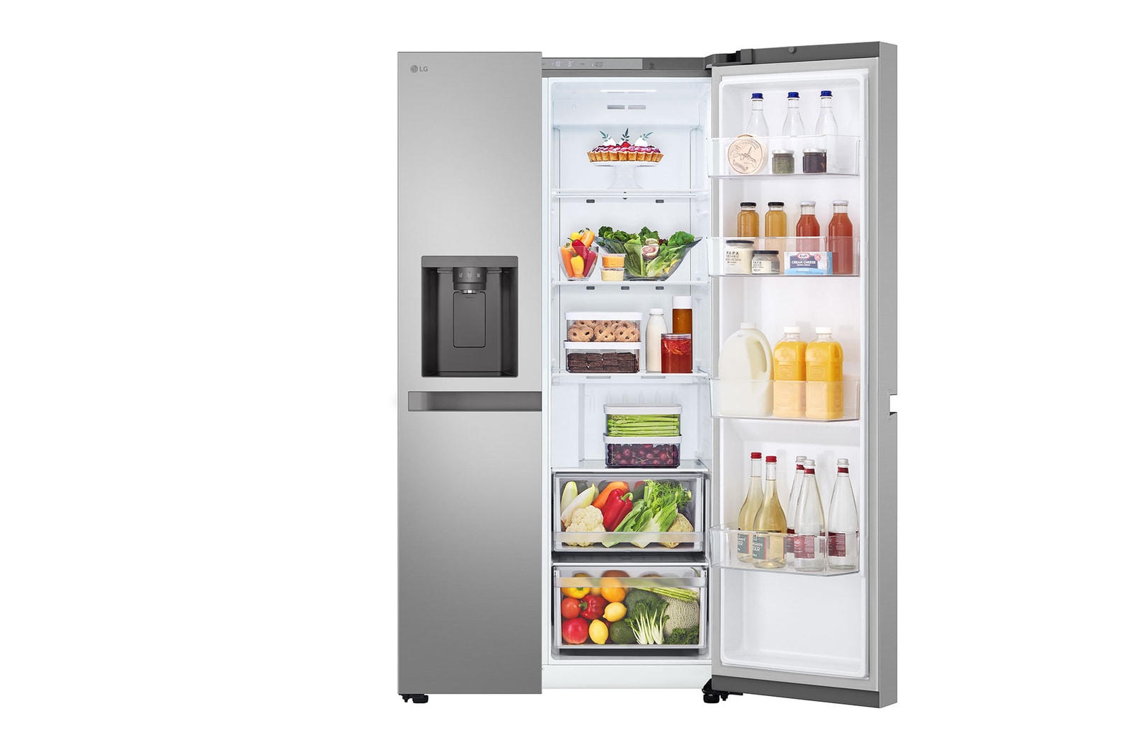 LG American‑Style Fridge Freezer – Prime Silver