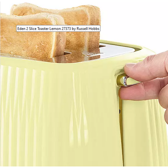Russell Hobbs Eden 2 Slice Toaster Lemon 27373