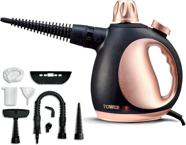 Tower T134000BLG THS10 Handheld Steam Cleaner | Rose Gold