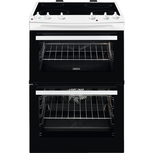 Zanussi Freestanding Double Electric Cooker – White