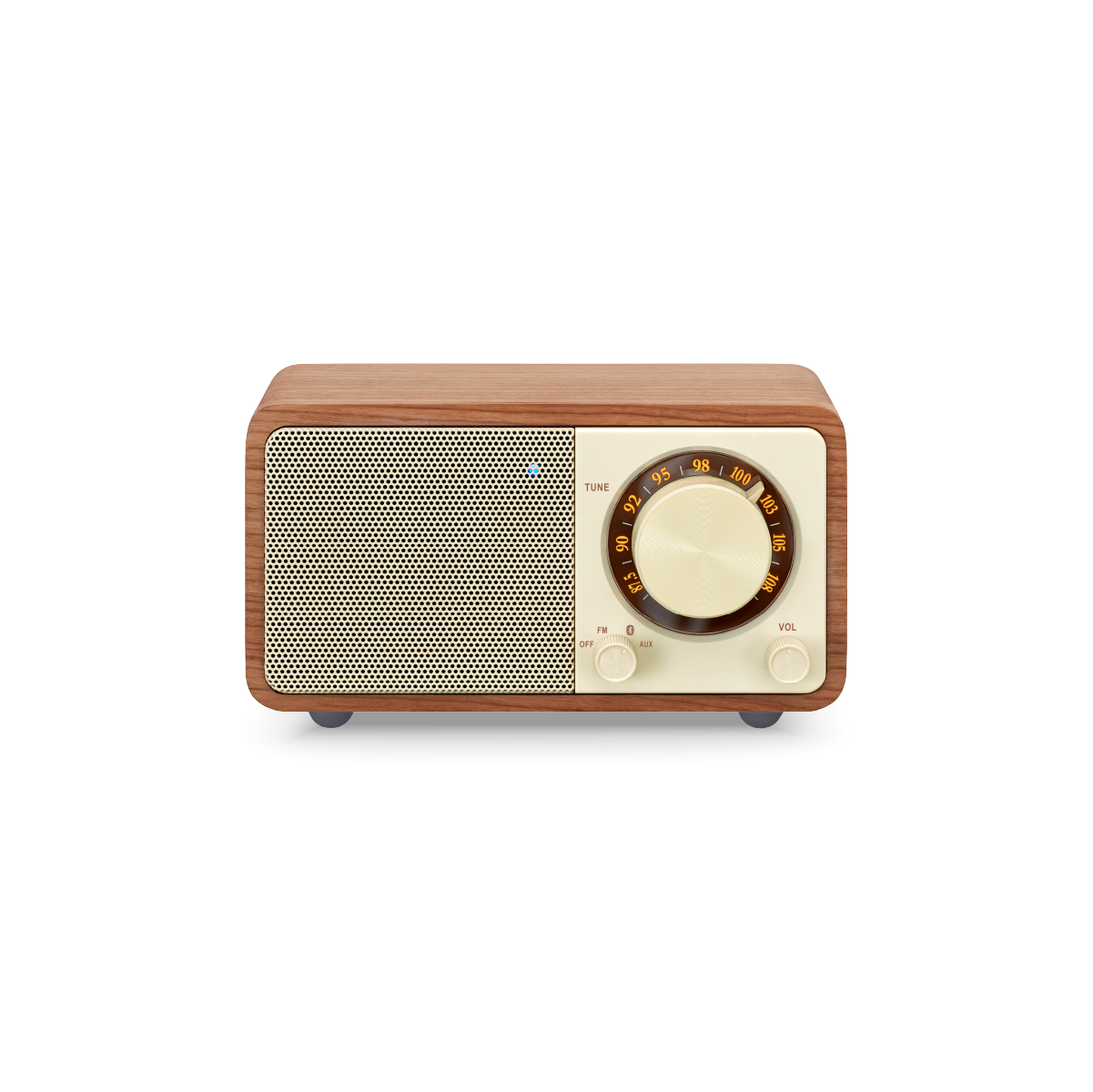 FM / Bluetooth / AUX Wooden Cabinet Radio