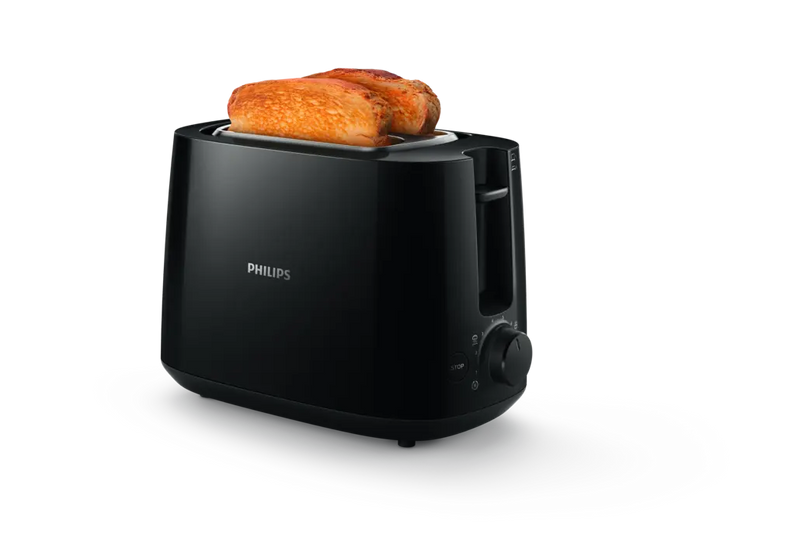 Philips Daily Collection Toaster - 2 Slice, Black
