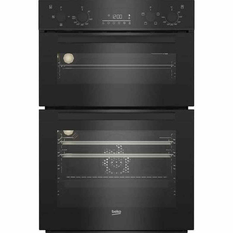 Beko RecycledNet Electric Double Oven - Black | BBDF22300B Beko Oven Ben Sweeney Electrical Euronics