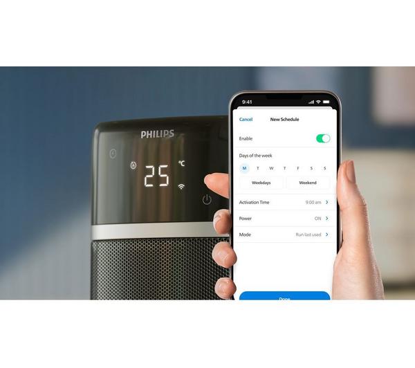 Philips 5000 Series Smart Tower Ceramic Heater - Dark grey