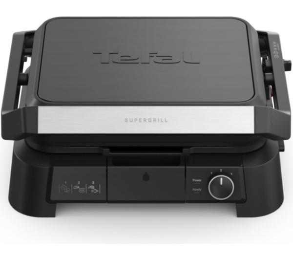 TEFAL SuperGrill 3-in-1 Tabletop Grill - Black | GC5108G1