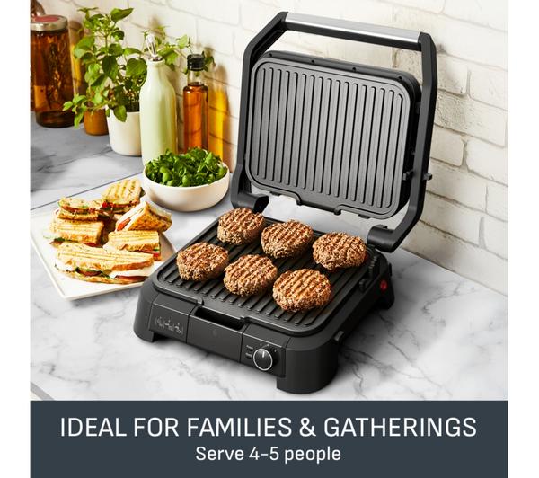 TEFAL SuperGrill 3-in-1 Tabletop Grill - Black | GC5108G1