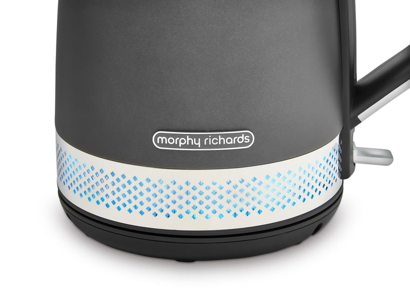 Morphy Richards 1.7L Illumination Jug Kettle in Titanium Grey