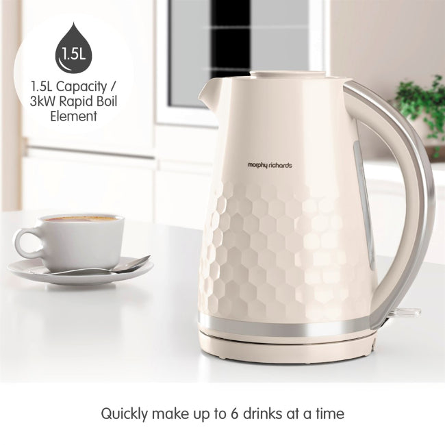 Morphy Richards 1.5L Cream Hive Kettle | 108272