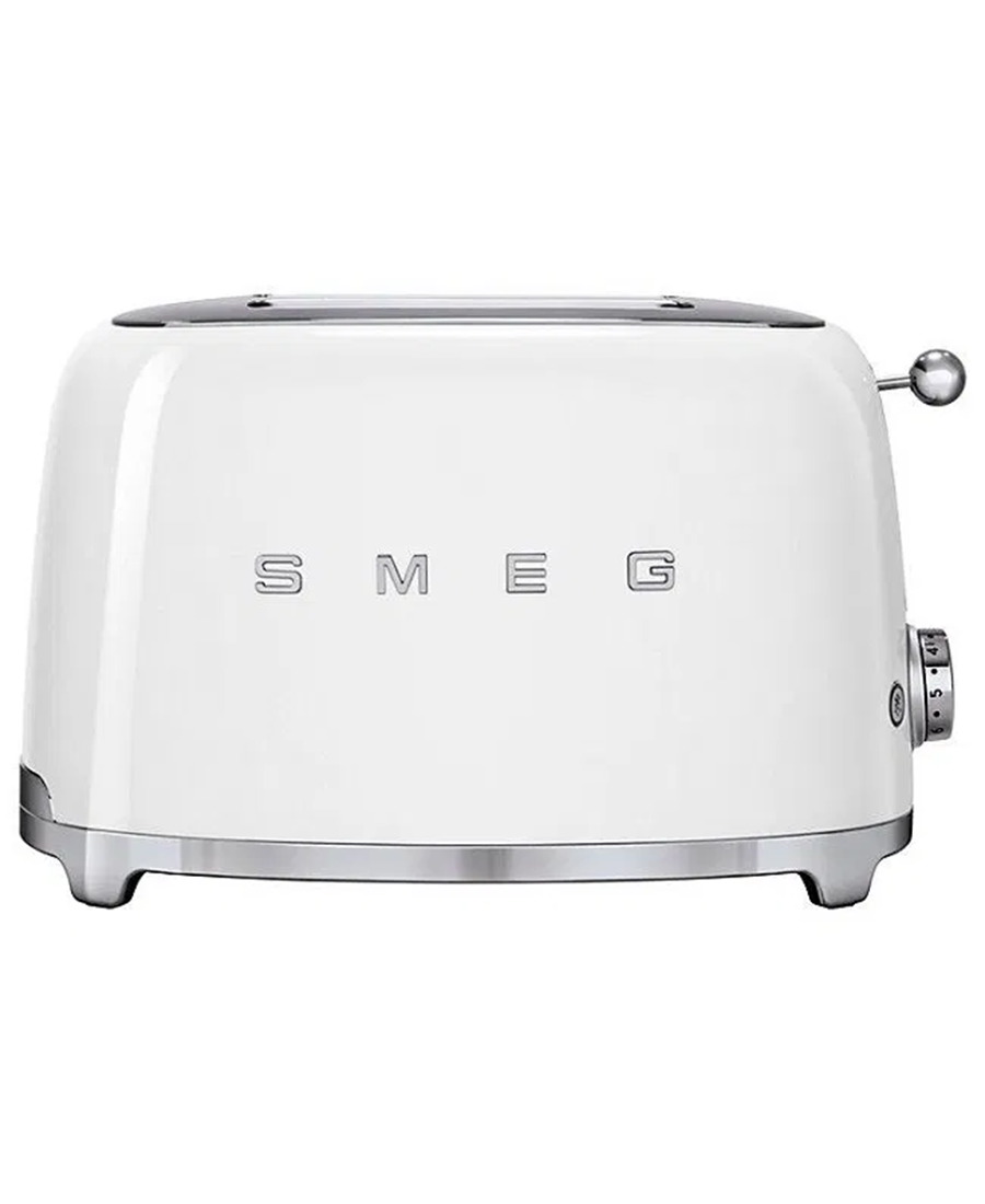 Smeg 950W 2 Slice Toaster - White | TSF01WHUK - Ben Sweeney Letterkenny 
