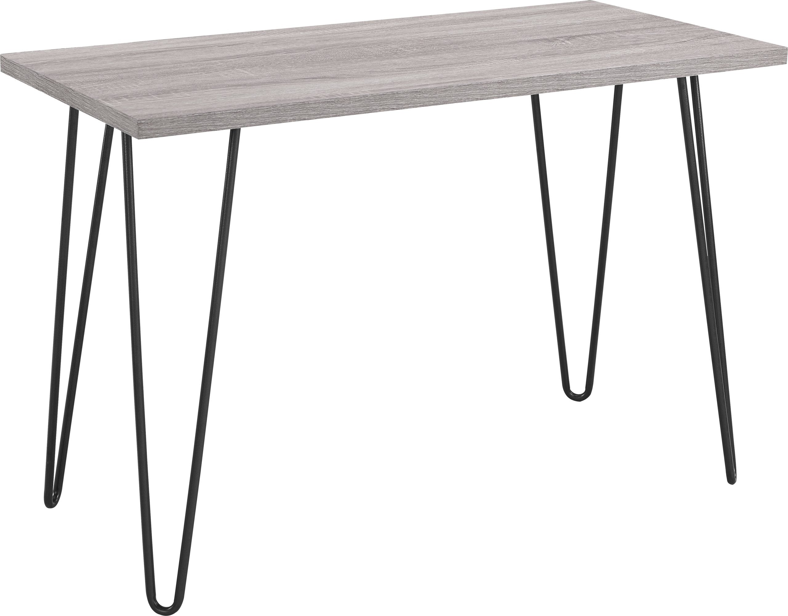 Dorel Home Office Owen Retro Desk – Distressed Grey Oak