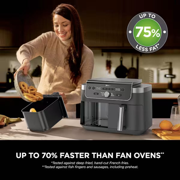 Ninja DualZone XL 2-Drawer Air Fryer 9.5L | DZ901UK