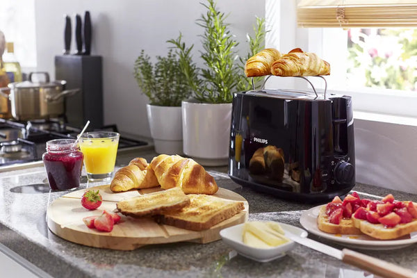Philips Daily Collection Toaster - 2 Slice, Black