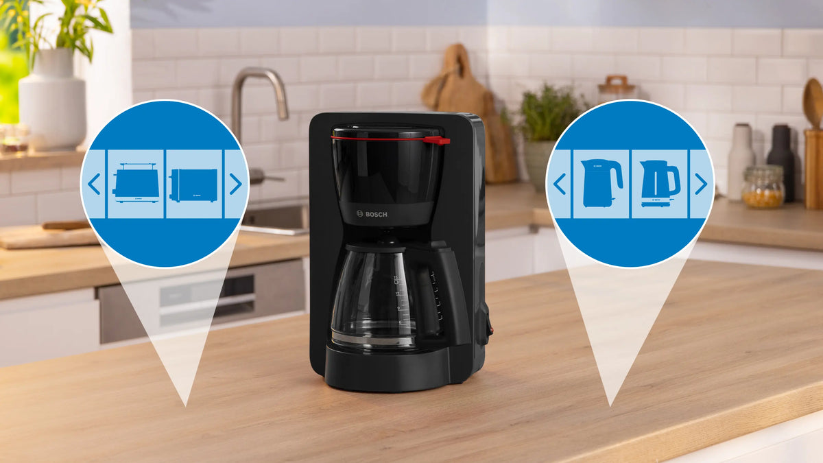 BOSCH MyMoment Filter Coffee Machine - Black | TKA2M113GB