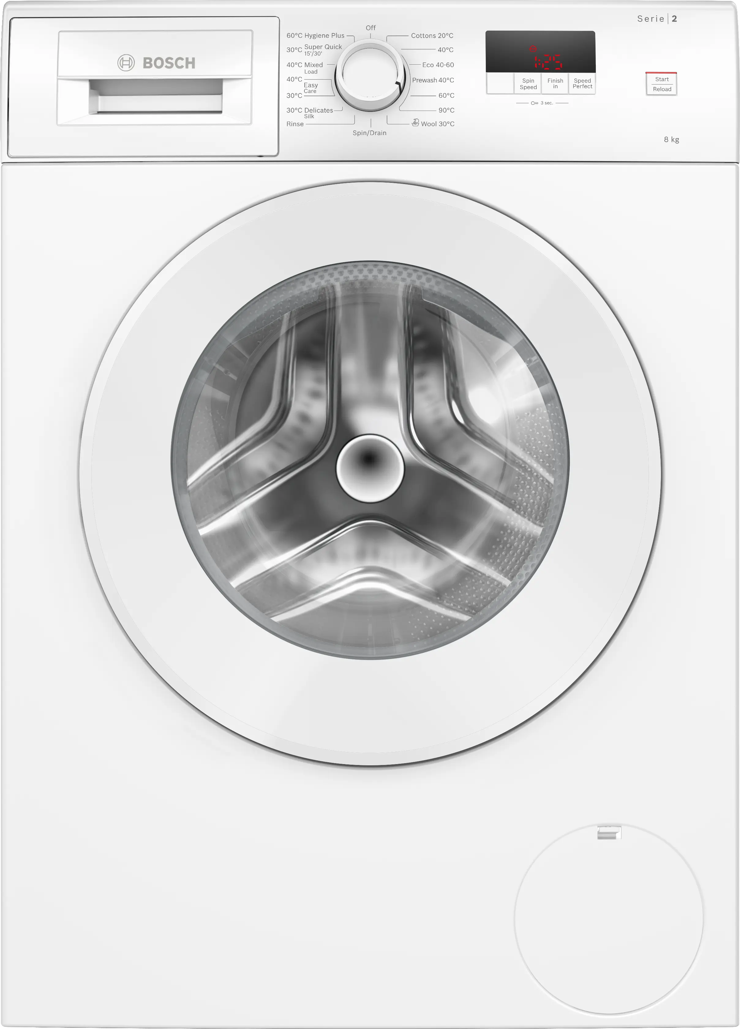 Bosch Series 2 8KG 1400 Spin Washing Machine WGE03408GB