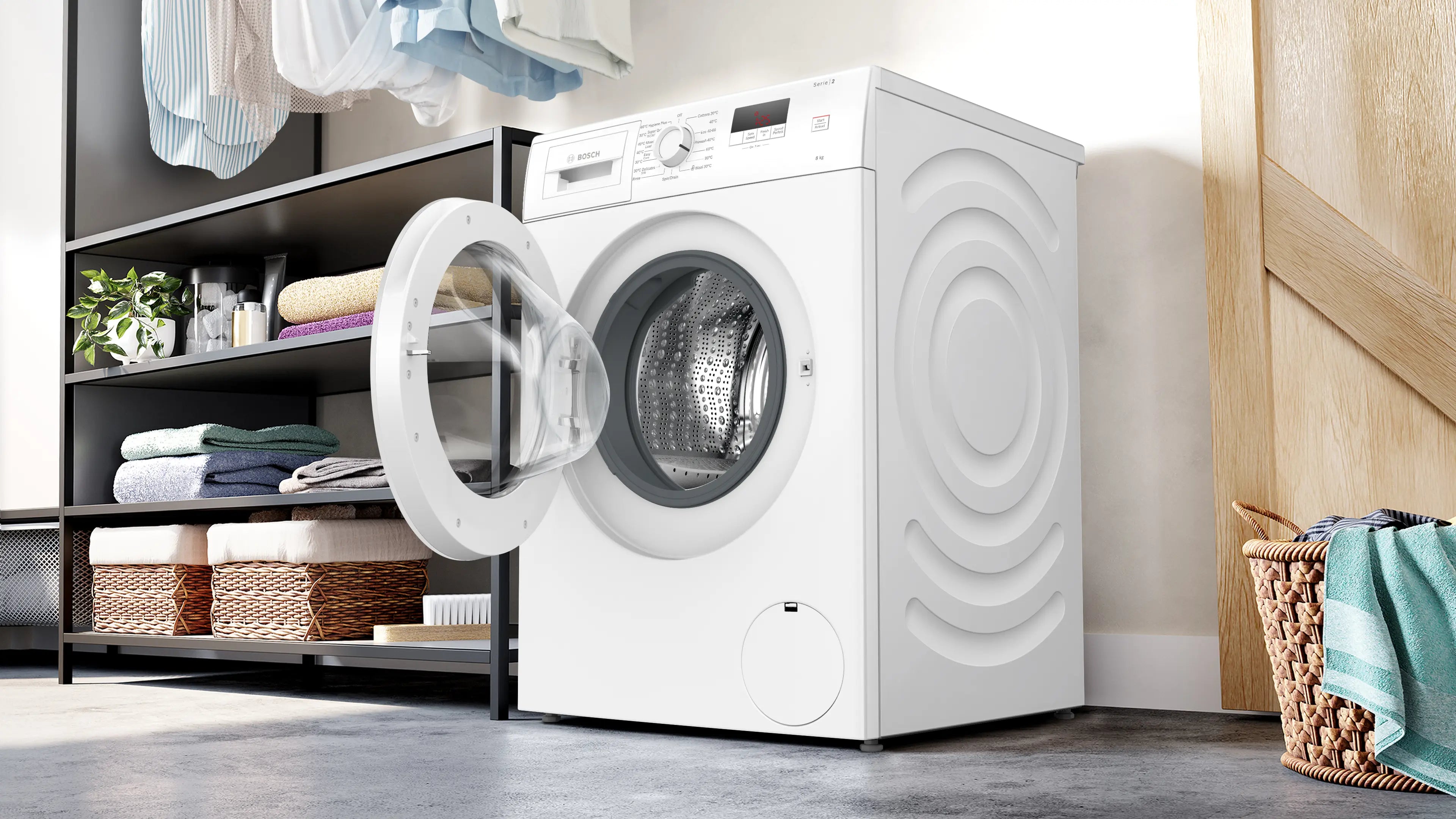 Bosch Series 2 8KG 1400 Spin Washing Machine WGE03408GB