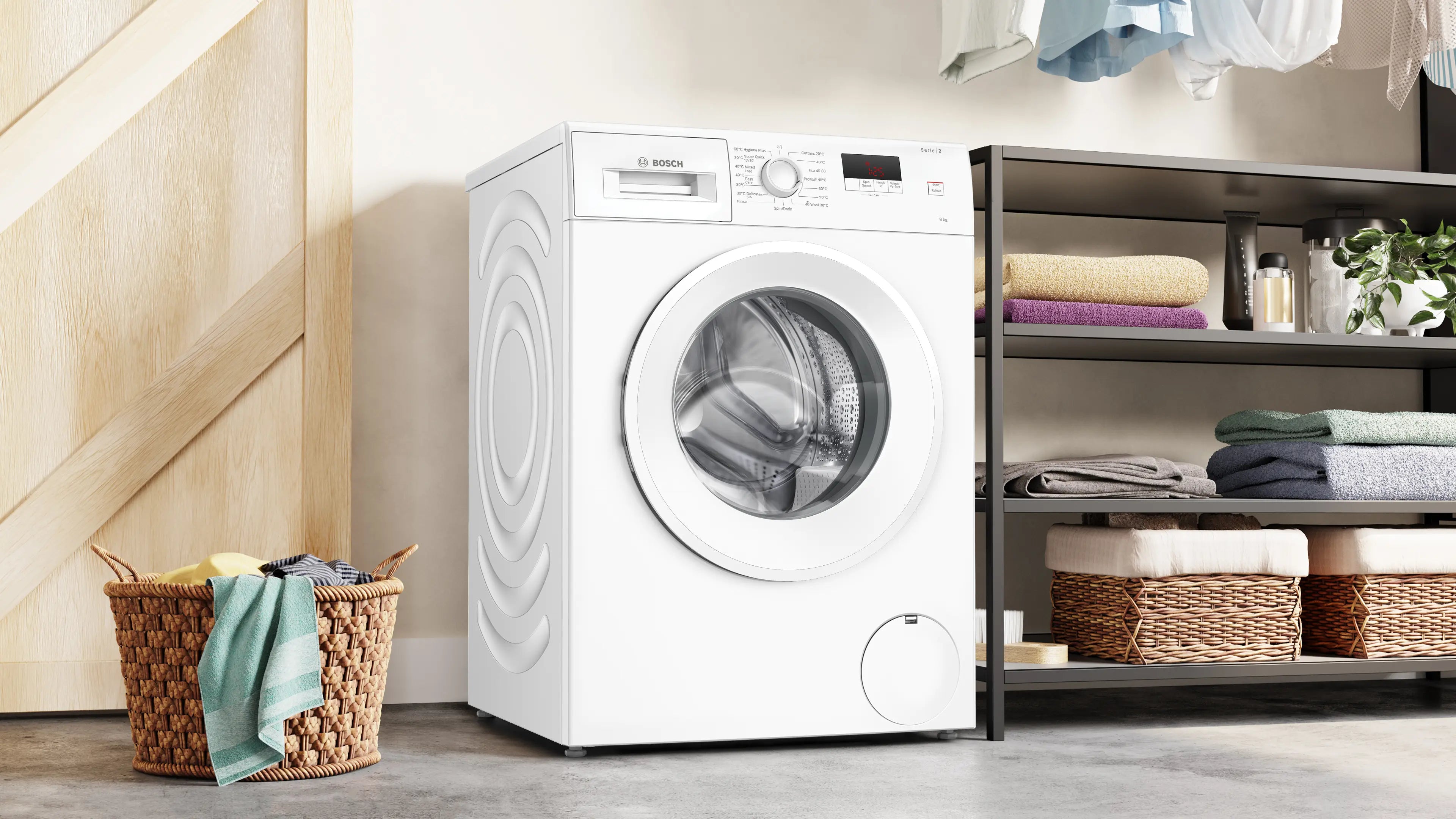 Bosch Series 2 8KG 1400 Spin Washing Machine WGE03408GB