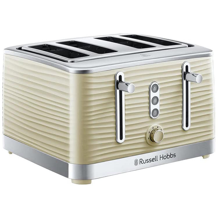 Russell Hobbs Inspire 4 Slice Toaster - Cream | 24384