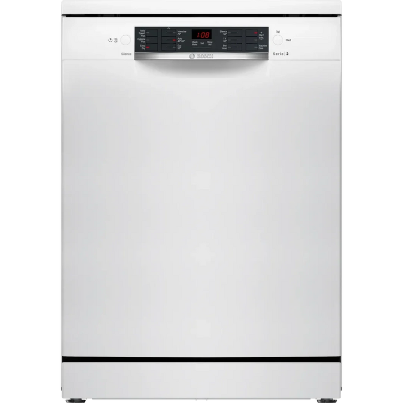 Bosch Series 2 free-standing dishwasher 60 cm White | SMS26AW08G Bosch Dishwasher Ben Sweeney Electrical Euronics