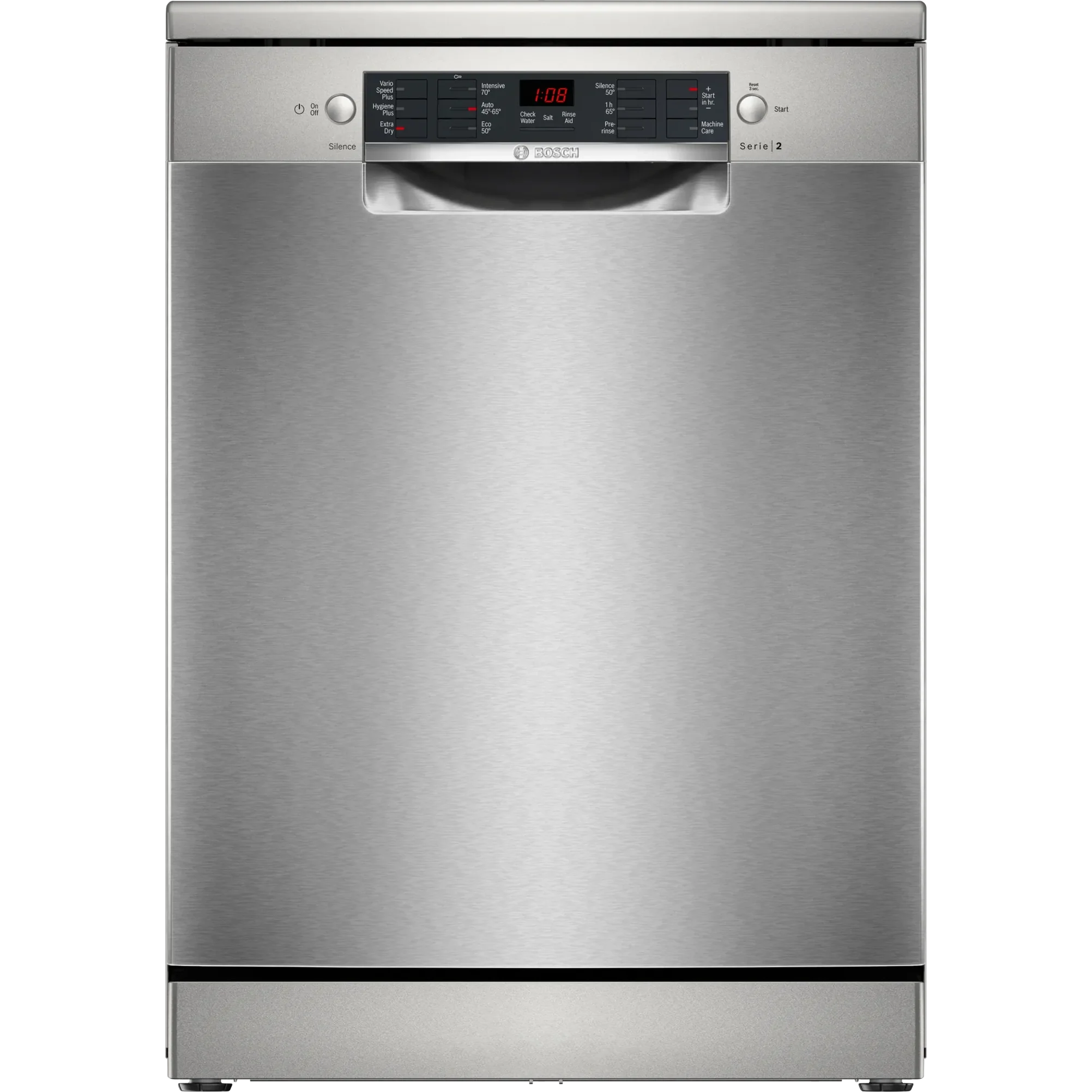 Bosch Series 2 free-standing dishwasher 60 cm Brushed steel anti-fingerprint | SMS26AI08G Bosch Dishwasher Ben Sweeney Electrical Euronics
