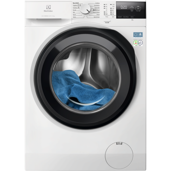 Electrolux SensiCare 600 Washer – 10 kg, 1400 RPM, Load-Sensing, Front-Load