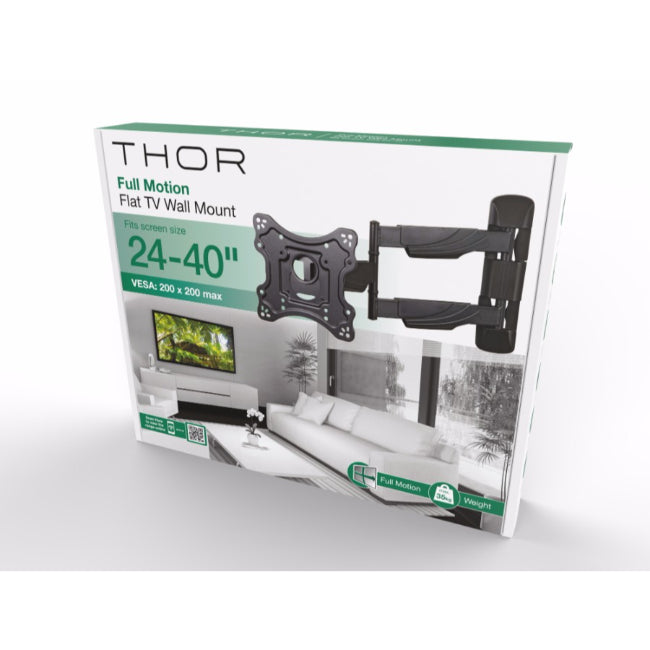 Thor Dual Arm Full-motion 24-43" TV Wall Mount | 28087T