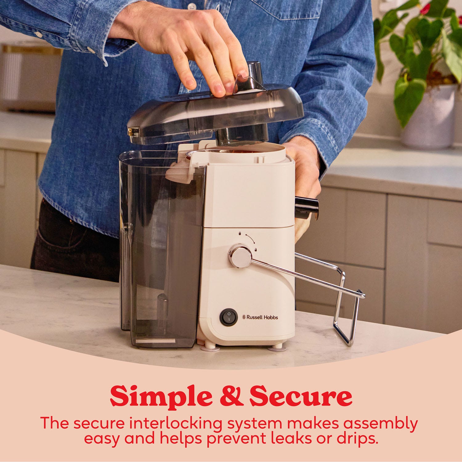 Russell Hobbs Juicer – Stone | 28770