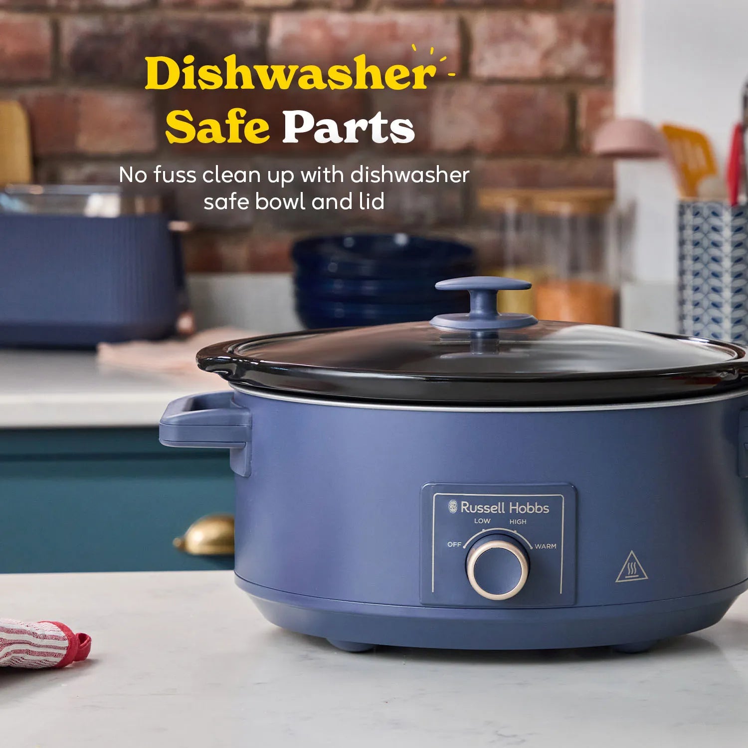 Russell Hobbs 28780 Slow Cooker - Navy Blue