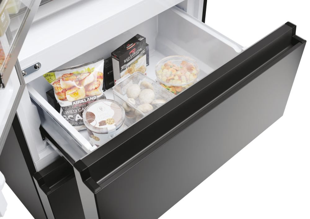Haier FD 70 Series 5 444L No Frost Freestanding Fridge Freezer in Black | HFR5719EWPB.