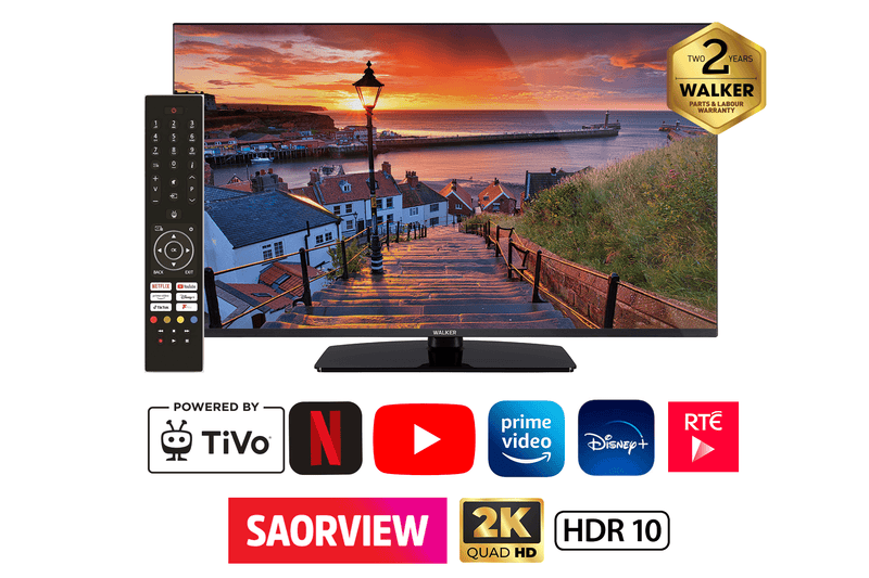 WALKER 43” Smart HDTV – Full HD 1080p